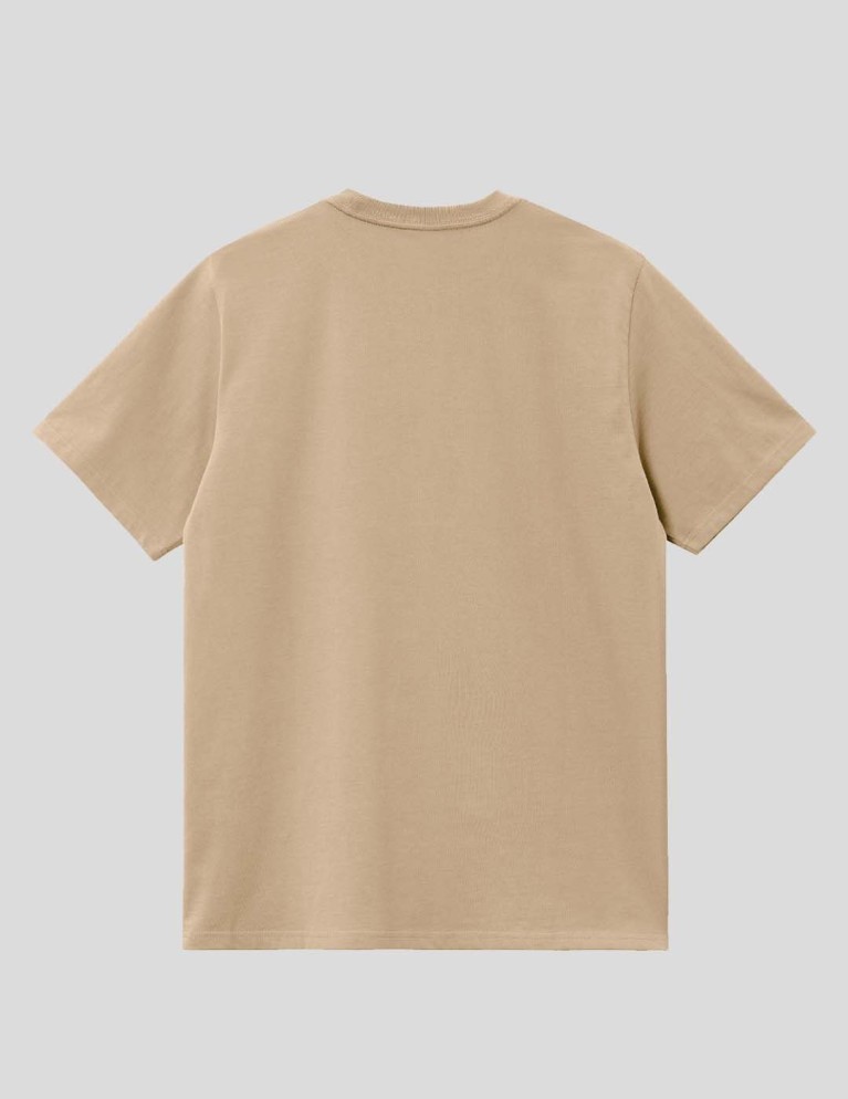 Camisa CARHARTT WIP chase tee sable/gold
